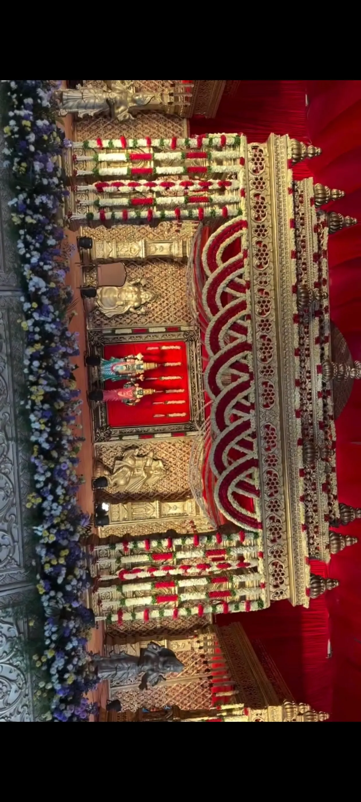 Grand convention hall wedding setup at Gala Convention near Hyderabad
