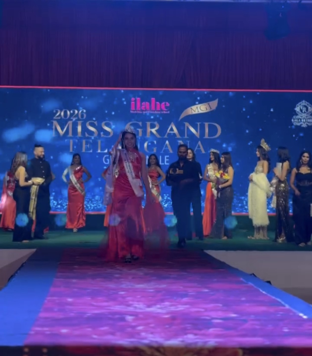 Corporate event banquet hall setup at Gala Convention Hyderabad